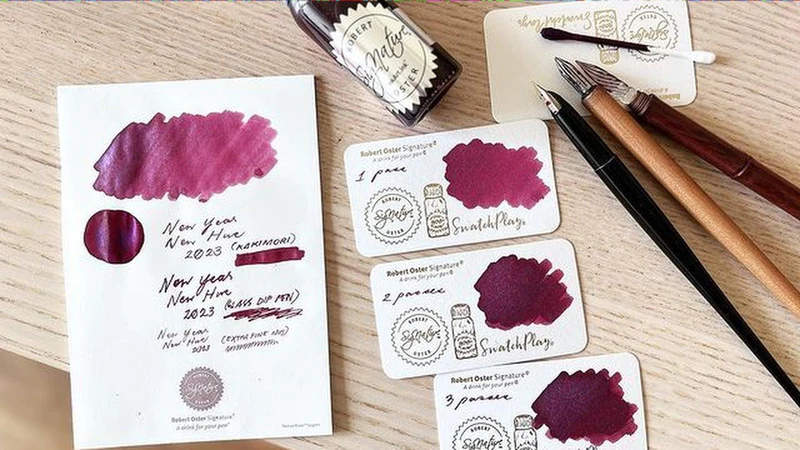 How Do I Swatch My Fountain Pen Ink Colors? – SusieG Studio