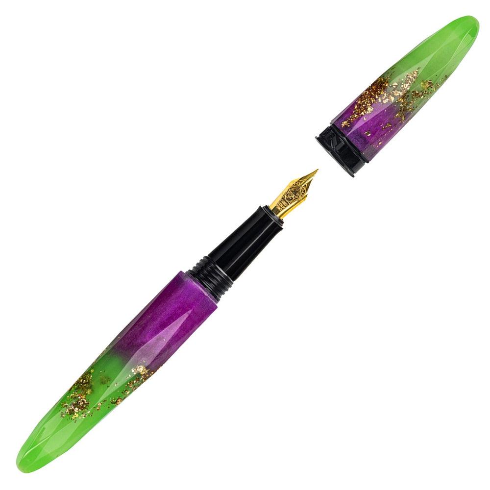 Benu Briolette Fountain Pen - Luminous Neon - Fine