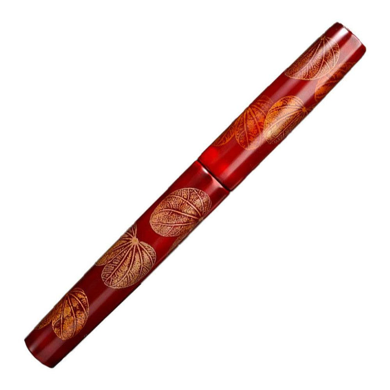 CYPRESS Maki-e Golden Leaf Rubbing-2 Fountain Pen (14K) - With Cap Cover