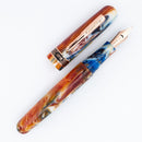Conklin 1898 Misto Resin Orange Fountain Pen - Pen Cap Cover Detached From Pen | EndlessPens
