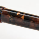 Conklin All American Brownstone Fountain Pen - Pen Body Design Close Up View On White Background | EndlessPens