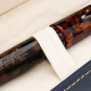 Conklin All American Brownstone Fountain Pen - Pen In Case On White Background | EndlessPens