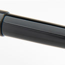 Conklin All American Raven Black Fountain Pen - Pen Body Design Close Up On White Background | EndlessPens