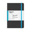 Endless Stationery Recorder Regalia Paper A5 Notebook - Infinite Space Black (Dotted)