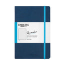 Endless Stationery Recorder Regalia Paper A5 Notebook - Deep Ocean Blue (Dotted)