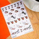 EndlessPens Grumpy Kitty Café Sticker - Different Designs