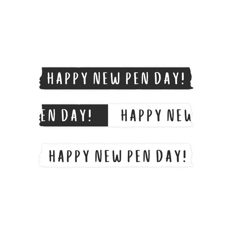 EndlessPens Washi Tape - Happy New Pen Day
