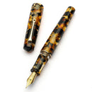 Leonardo Momento Zero Grande 2.0 Sottobosco Fountain Pen (Stainless Steel) - Pen and Cap Cover Detached | EndlessPens