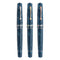Leonardo Fountain Pen - Momento Zero (Stainless Steel) - Blue Positano