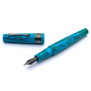 Leonardo Supernova Fountain Pen - Regular (14K Gold) - Starlight Blue - Cap & Nib