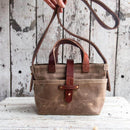 Peg and Awl Mini Waxed Canvas Tote Bag - Spice