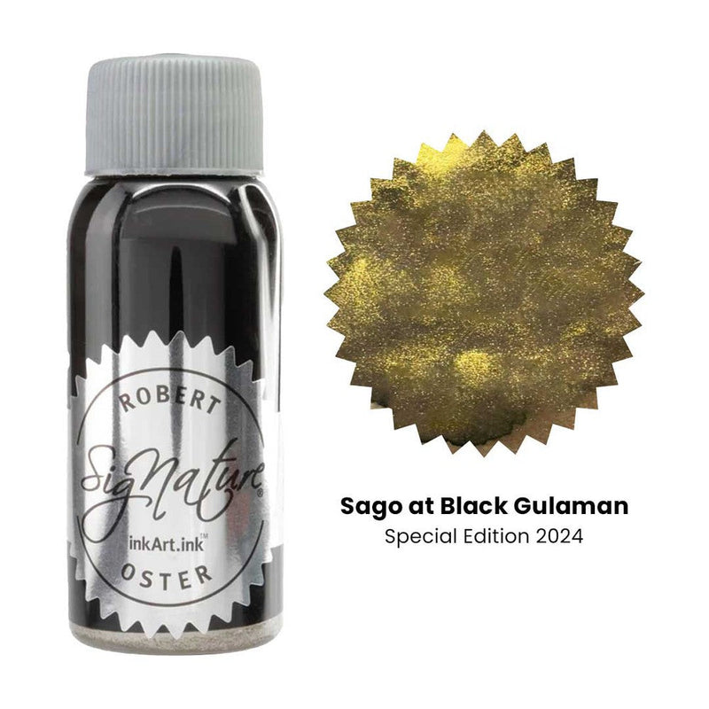 Robert Oster Sago at Black Gulaman Ink Bottle (50ml)