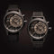 The Electricianz Brown Z Watch - 45mm (A Pair Of Wristwatches)