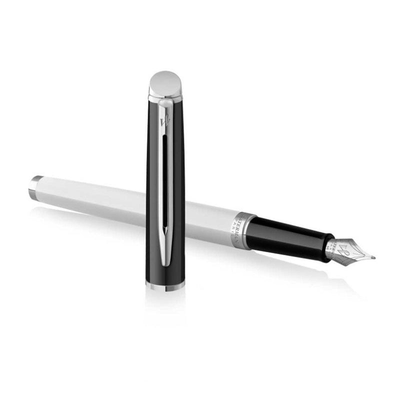 Waterman Hémisphère Colour Blocking Fountain Pen (2024) - Black and White
