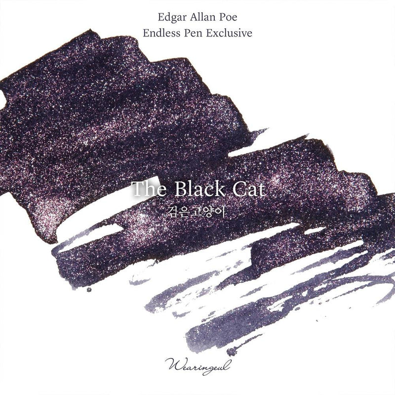 Wearingeul The Black Cat Ink Bottle (30ml) - Color Sample