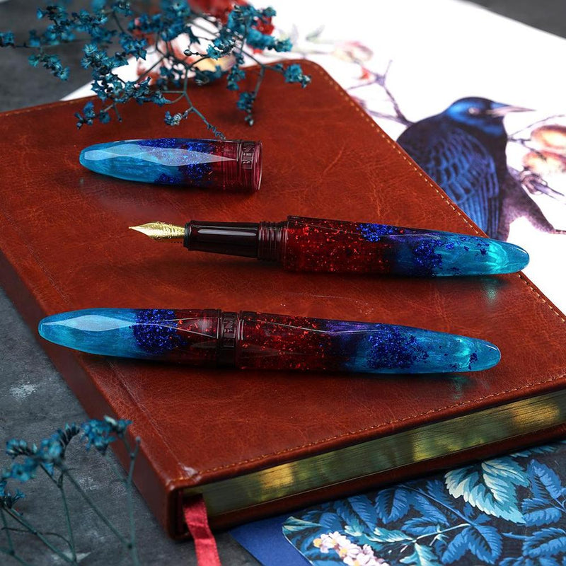 BENU Fountain Pen - Briolette - Fiery Azure