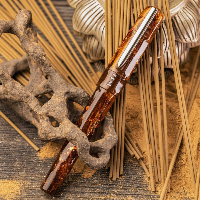 BENU Talisman Sandalwood Fountain Pen - With Sticks and Soil | EndlessPens