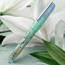 BENU Talisman White Lily Fountain Pen - Pen with Cap Cover | EndlessPens