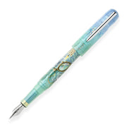 BENU Talisman White Lily Fountain Pen - Pen with Exposed Nib | EndlessPens