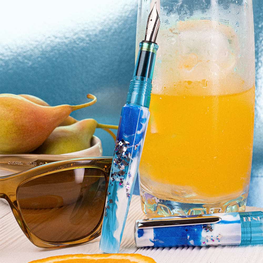 Pool Pen BENU Euphoria Sundae by the Pool by Erick Gama Fountain Pen | EndlessPens