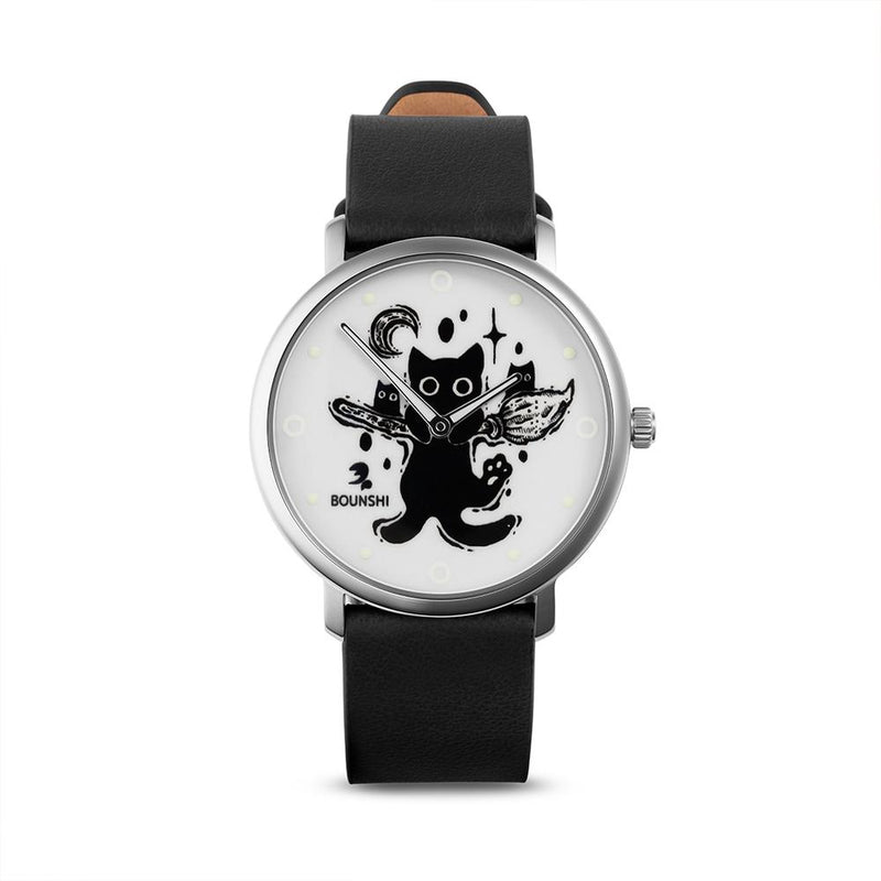 BOUNSHI × @valio_art Broom Cat Watch