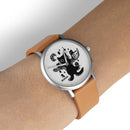 BOUNSHI × @valio_art Broom Cat Watch