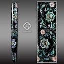 CYPRESS Fountain Pen - Eggshell and Raden - Radiant Arabesque