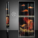 CYPRESS Fountain Pen - Vacuum Filling - Crimson Horse in the Clouds