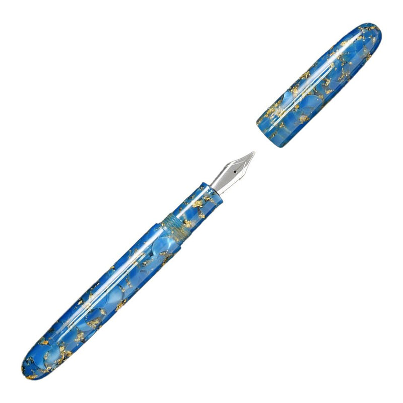 CYPRESS Fountain Pen - Acrylic - Sparkling Colors Gold Foil