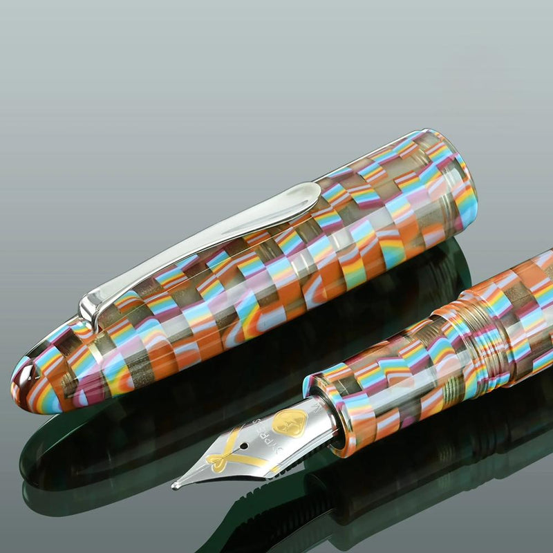 CYPRESS Cellulose Acetate Colorful-CE053 Fountain Pen - Pen Nib and Cap Cover | EndlessPens