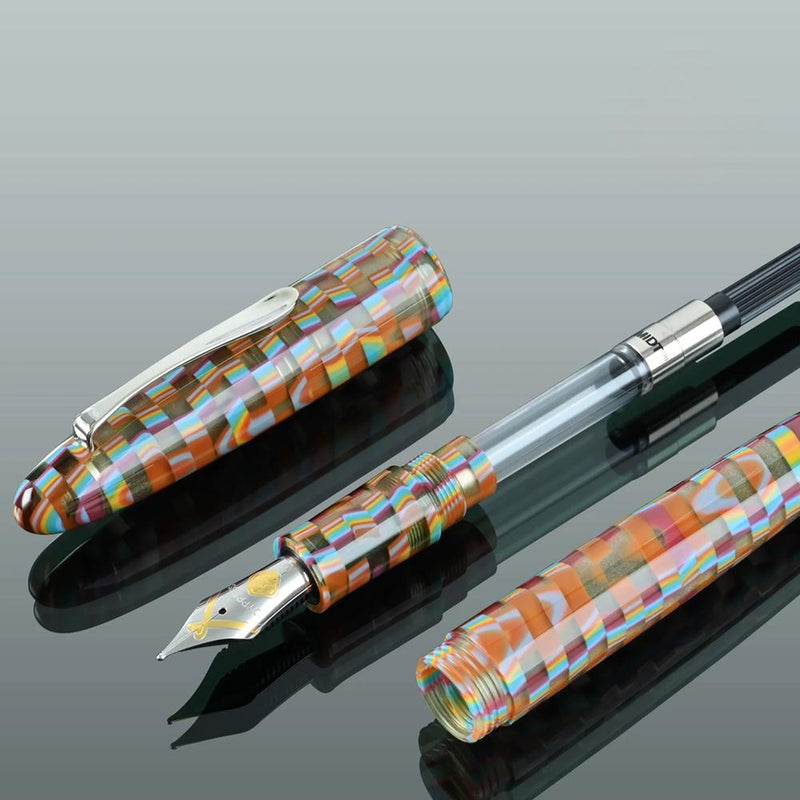 CYPRESS Cellulose Acetate Colorful-CE053 Fountain Pen - Pen Disassembled | EndlessPens