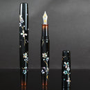 CYPRESS Eggshell and Raden Petals in the Spring Haze Fountain Pen - A Pair of Pens | EndlessPens