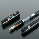 CYPRESS Eggshell and Raden Petals in the Spring Haze Fountain Pen - Pen Disassembled | EndlessPens