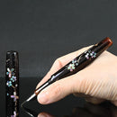 CYPRESS Fountain Pen - Eggshell and Raden - Petals in the Spring Haze