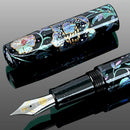 CYPRESS Eggshell and Raden Radiant Arabesque Fountain Pen - Pen and Cap Cover | EndlessPens