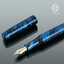 CYPRESS Fountain Pen - Kawaru-nuri - Aurora Cloudwave