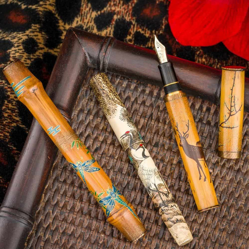 CYPRESS Fountain Pen - Maki-e - The Animals of Blessing-Deer