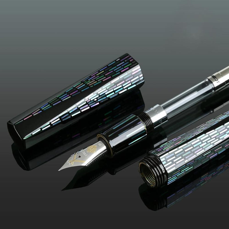 CYPRESS Modern Raden The Diamond Cut-Hexagon-MR001 Fountain Pen - Pen Disassembled | EndlessPens