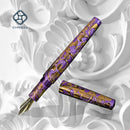 CYPRESS Fountain Pen - Titanium Alloy - Karakusa-Purple