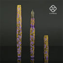 CYPRESS Fountain Pen - Titanium Alloy - Karakusa-Purple