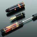 CYPRESS Vacuum Filling Crimson Horse in the Clouds Fountain Pen - Pen Disassembled | EndlessPens