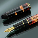 CYPRESS Vacuum Filling Crimson Horse in the Clouds Fountain Pen - Pen and Cap Cover | EndlessPens