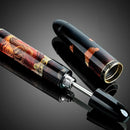 CYPRESS Vacuum Filling Crimson Horse in the Clouds Fountain Pen - DIsassembled Fountain Pen | EndlessPens