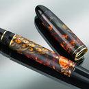 CYPRESS Vacuum Filling Peacock Splendor Fountain Pen - Pen and Cap Cover | EndlessPens