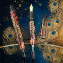 CYPRESS Vacuum Filling Peacock Splendor Fountain Pen | EndlessPens