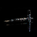 CYPRESS × @micahfinds Victorian Flora: Lily of the Valley's Invitation (14K Gold) Fountain Pen in Black Background | EndlessPens