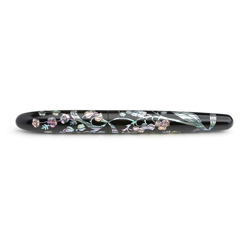 CYPRESS × @micahfinds Victorian Flora: Lily of the Valley's Invitation (14K Gold) Fountain Pen On White Background | EndlessPen