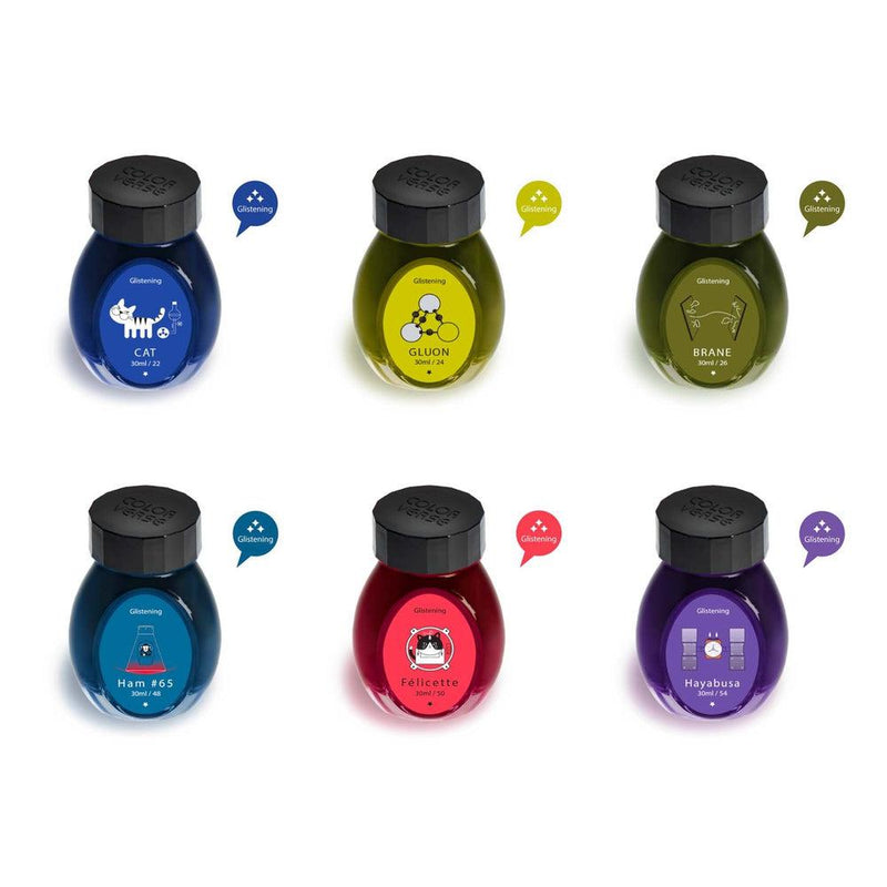 Colorverse Ink Bottle (30ml) - Glistening Series - Colors