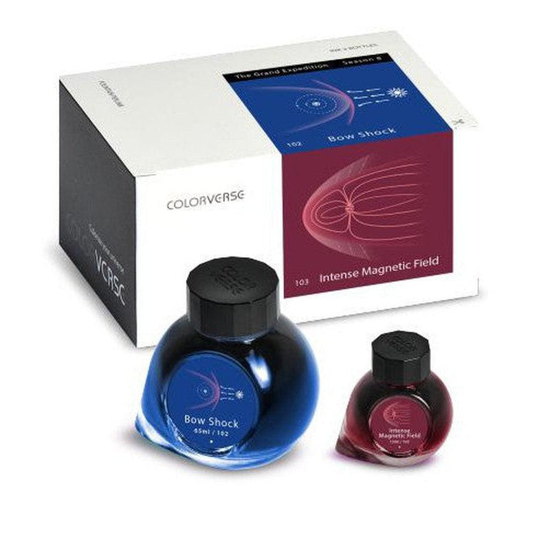 Colorverse Season 8 - The Grand Expedition Ink Bottle (65ml+15ml) - No.102/103 Bow Shock & Intense Magnetic Field