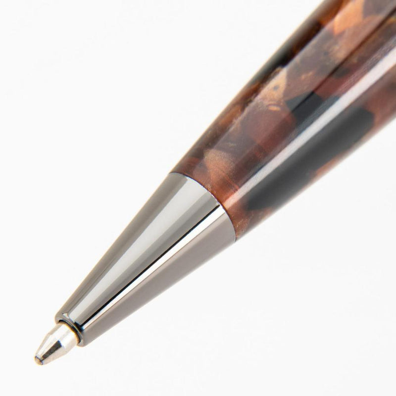 Conklin All American Brownstone Ballpoint Pen - Pen Tip On White Background | EndlessPens